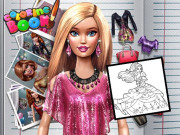 Play Coloring Book for Barbie Game on FOG.COM